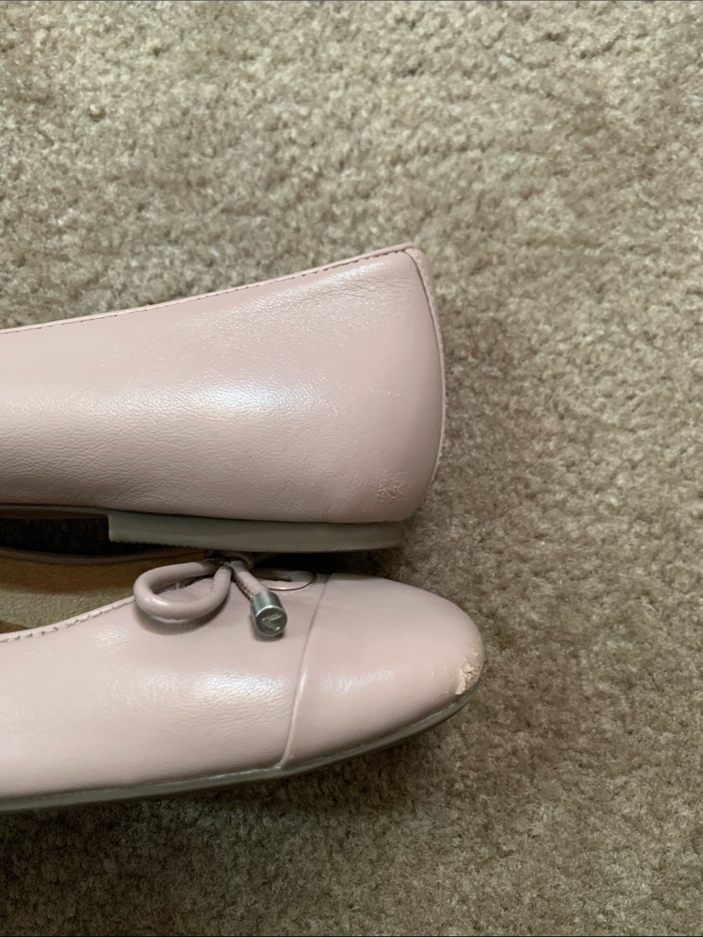 Vionic Klara Women’s Ballet Flats Sz 8 Light Lavender Leather Slip—on Coquette - Picture 10 of 14